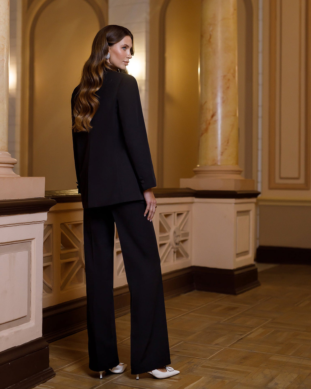 Opulence Two-Piece Suit, Siyah, fotoğraf 2