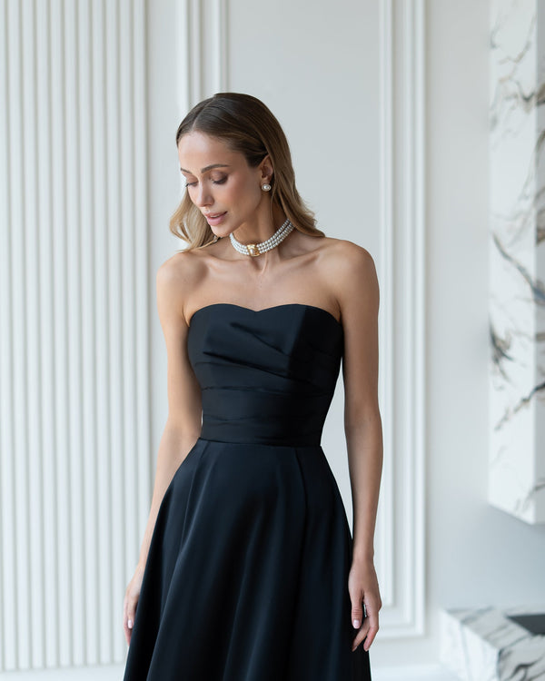 Serena Strapless Midi Dress — Ellitáne, görsel 2