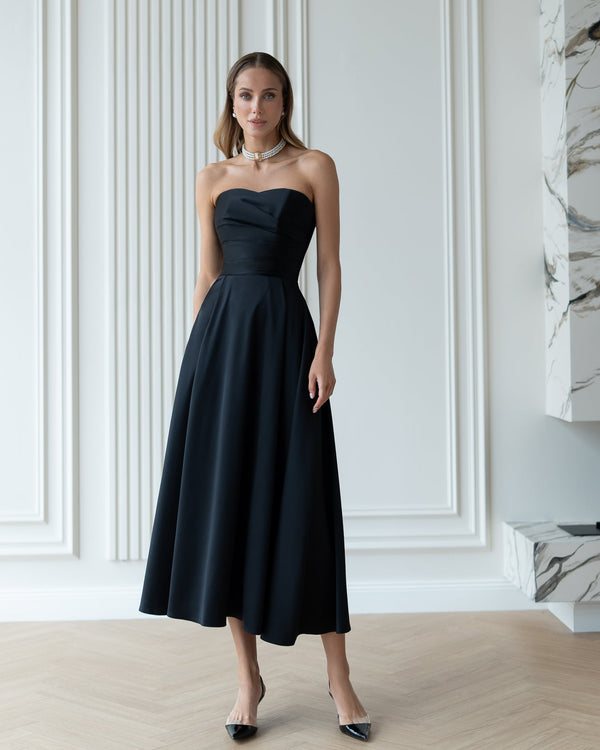 Serena Strapless Midi Dress — Ellitáne, görsel 10