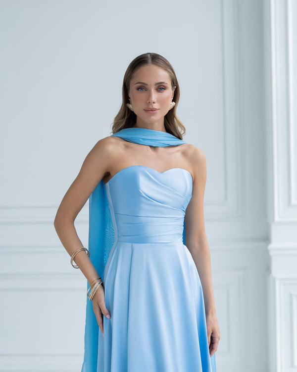 Serena Strapless Midi Dress — Ellitáne, görsel 3