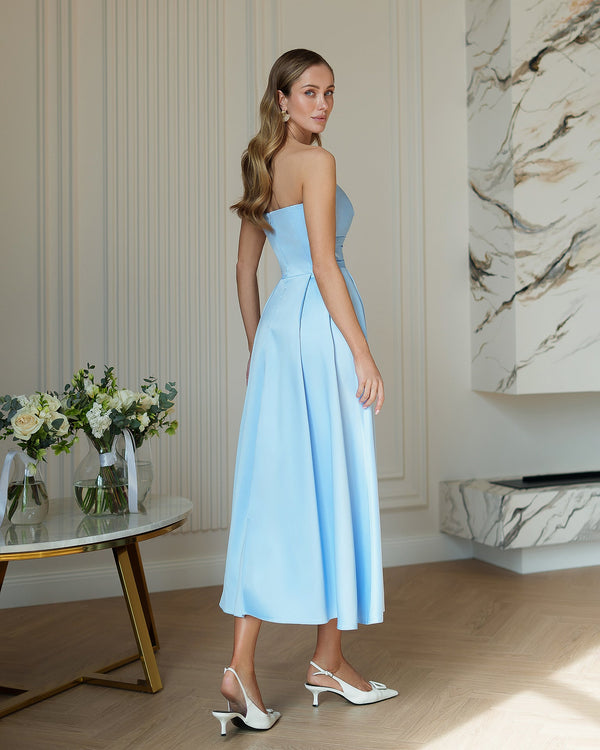Serena Strapless Midi Dress.