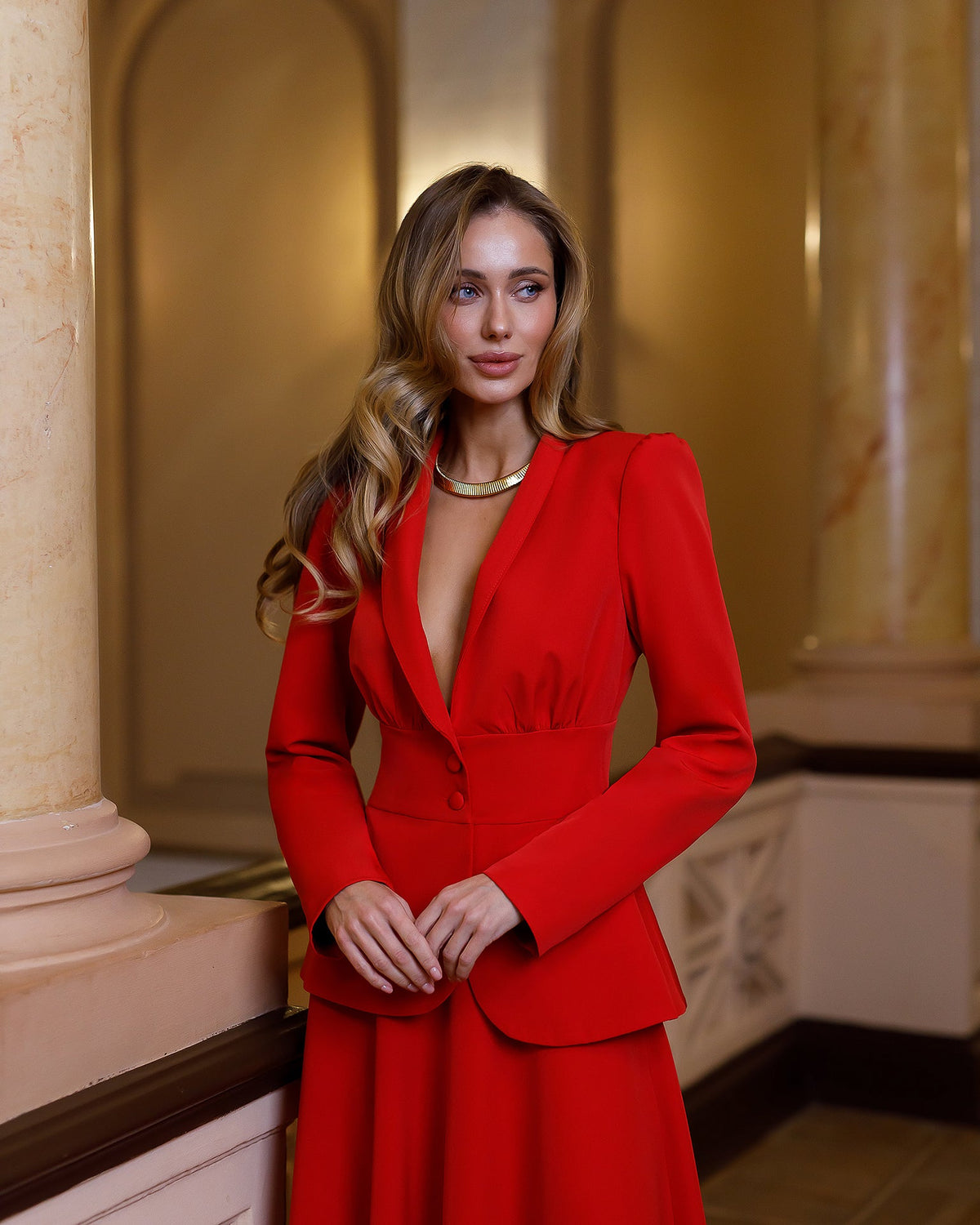 Anselia Suit, Kırmızı, fotoğraf 3