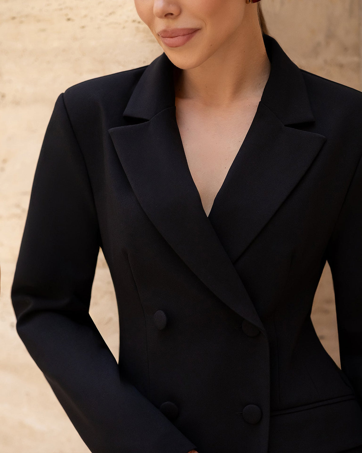 Viviana Blazer Elbise, Siyah, fotoğraf 4