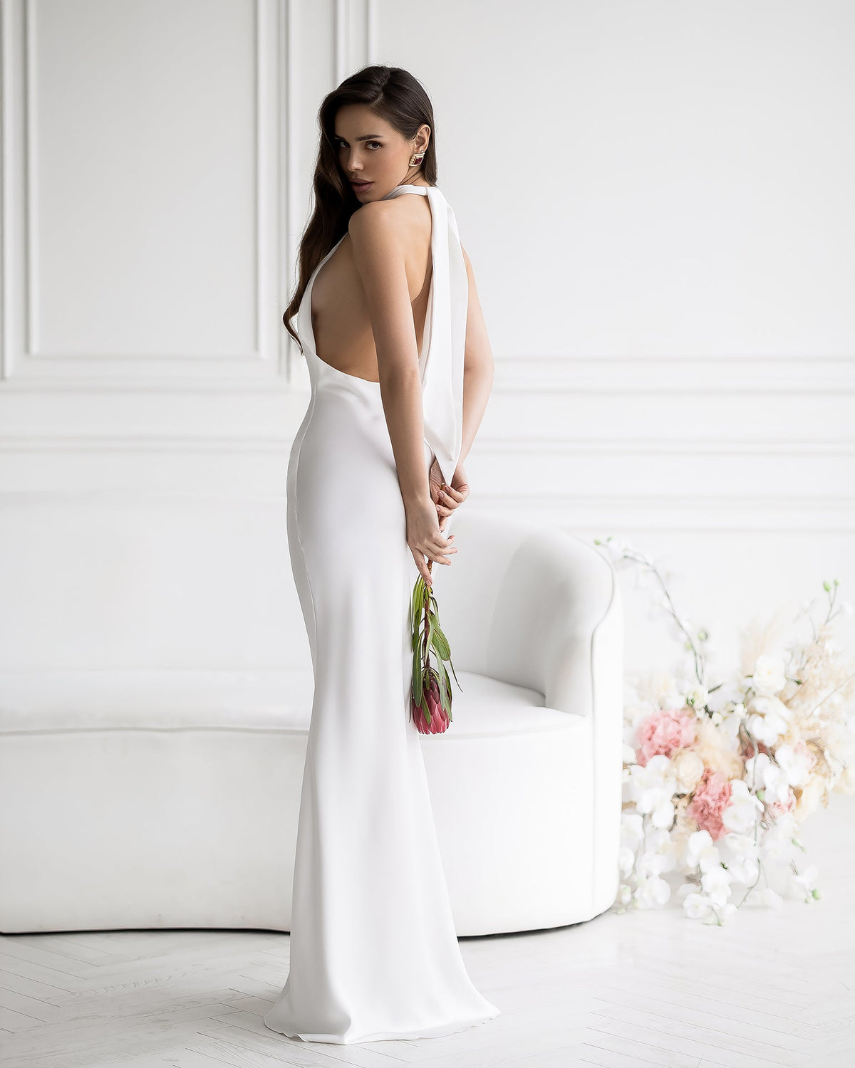 Lunarelle Dress, Beyaz, fotoğraf 2