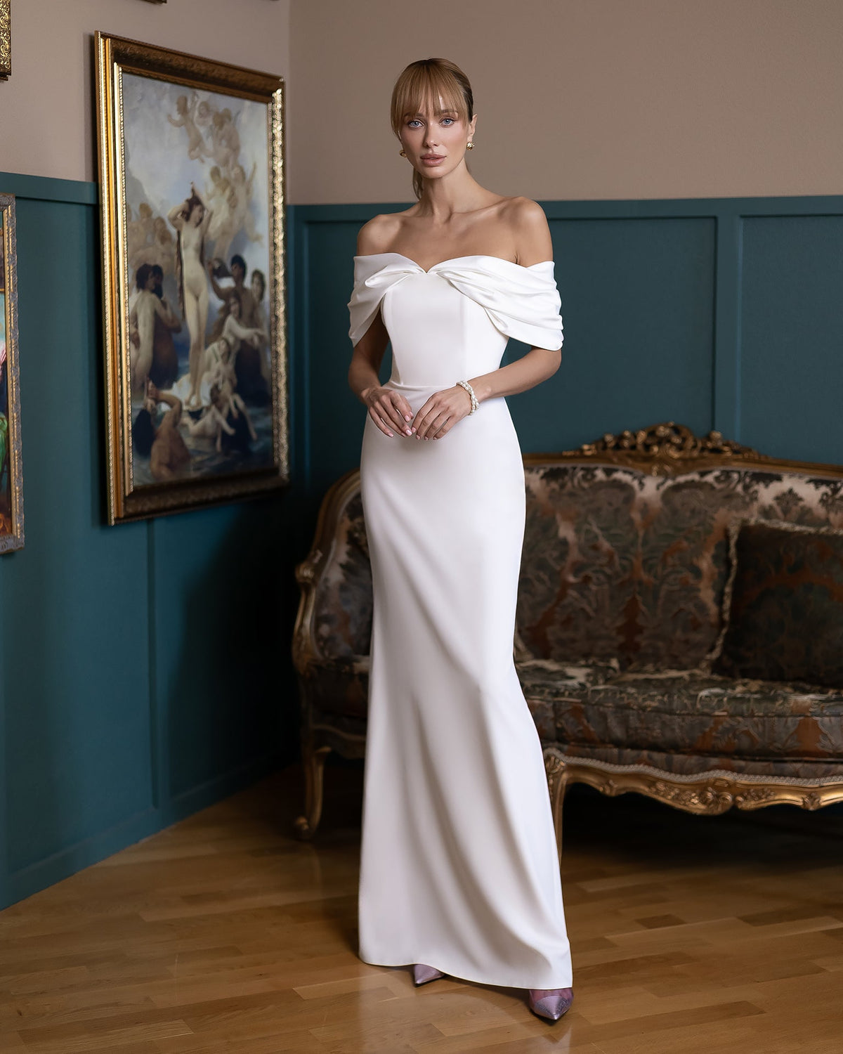 Vivienne Bridal Gown, Beyaz, fotoğraf 1