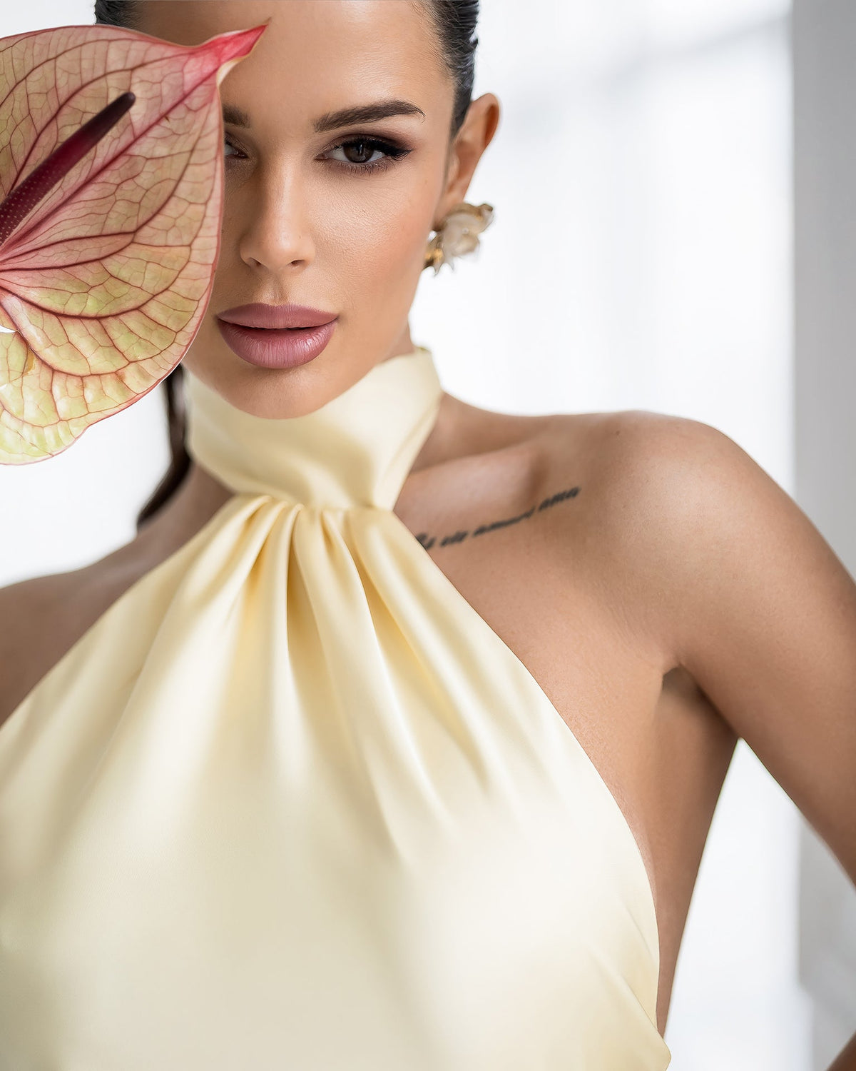 Lunarelle Dress, Limon, fotoğraf 5