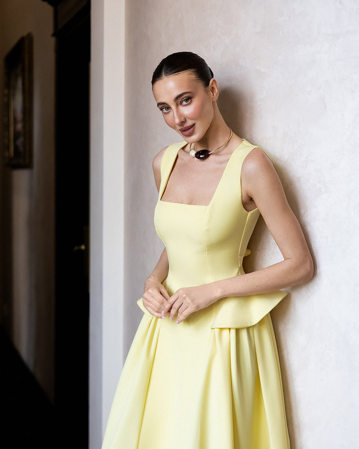 Vionelle Dress, Sarı, fotoğraf 1