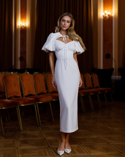 Mirella Bridal Midi Dress