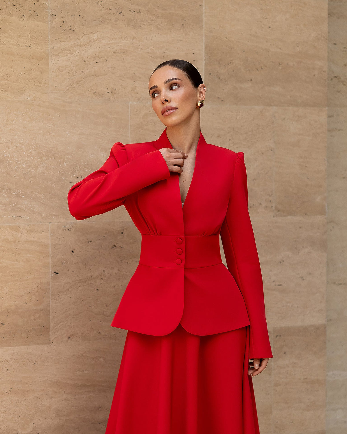 Anselia Suit, Kırmızı, fotoğraf 3