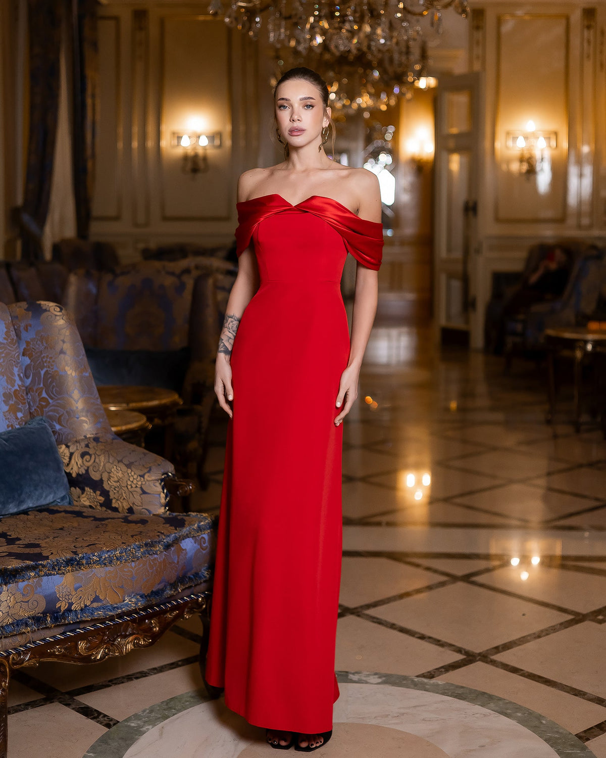 Vivienne Gown, Kırmızı, fotoğraf 1