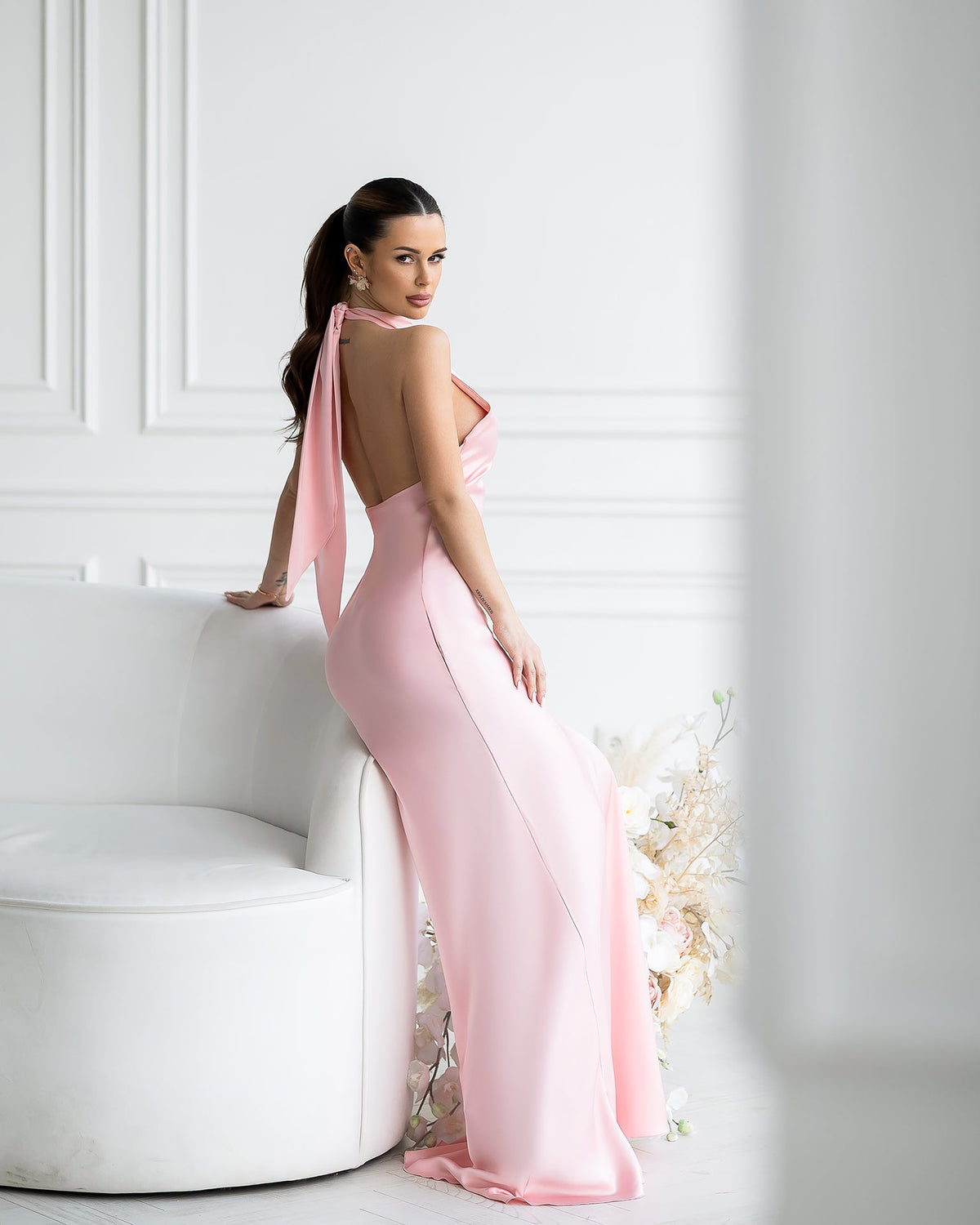 Lunarelle Dress, Pembe, fotoğraf 3