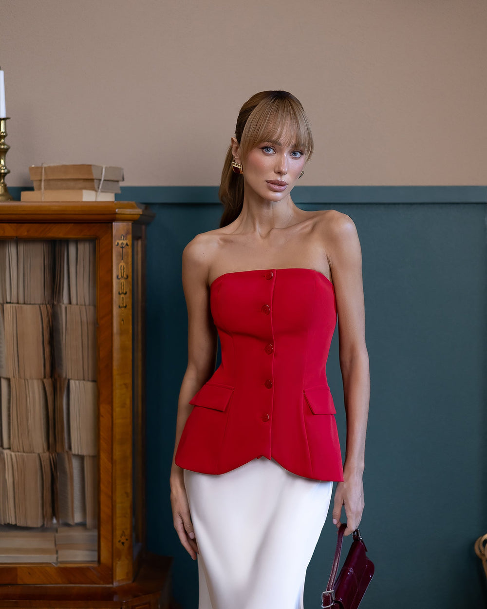 Evania Bustier Top