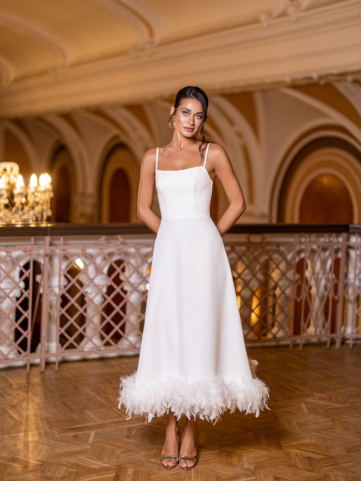 Alverina Dress, Beyaz, fotoğraf 5