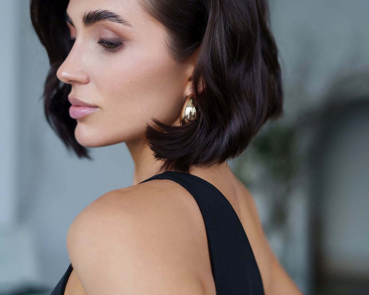 Aurora One Shoulder Elbise, Siyah, fotoğraf 4