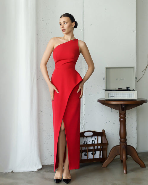 Aurora One Shoulder Dress — Ellitáne