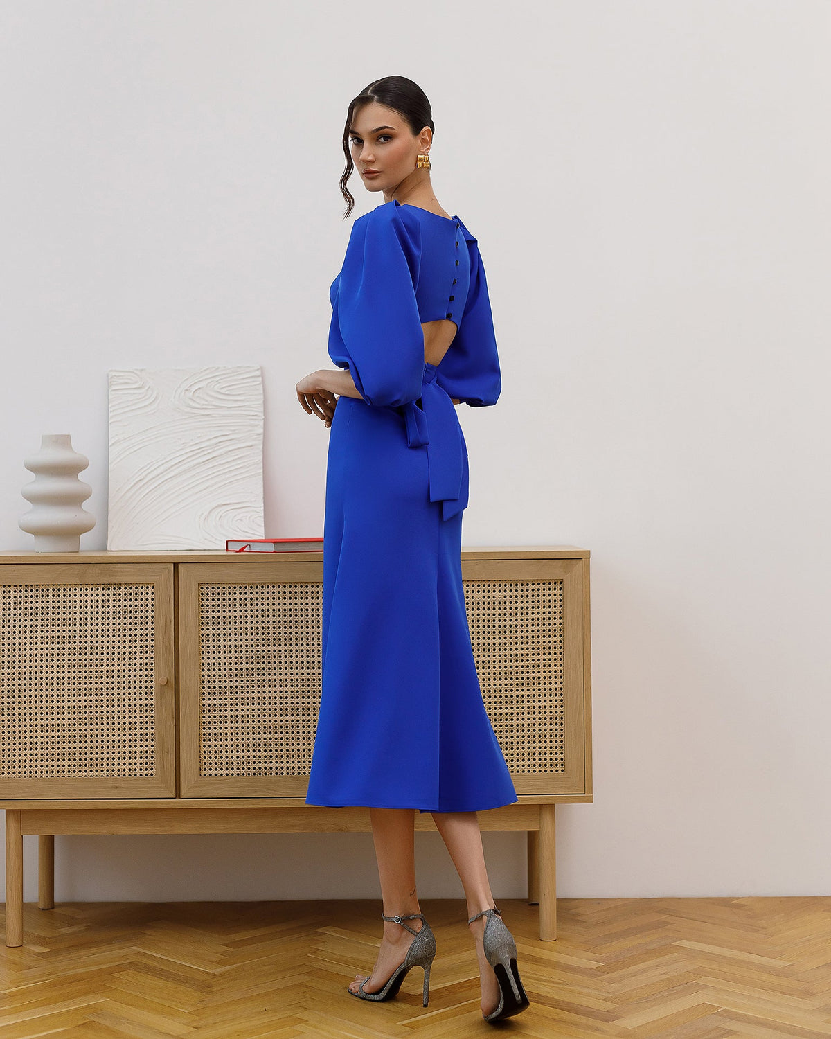 Eloise Dress, Elektrik Mavisi, fotoğraf 2