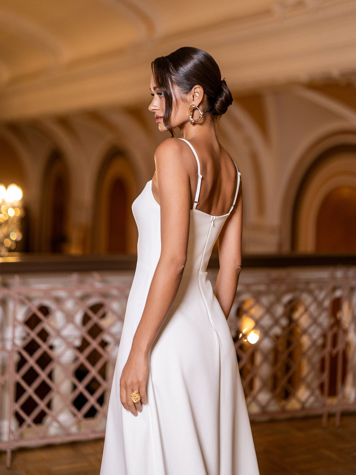 Alverina Dress, Beyaz, fotoğraf 2