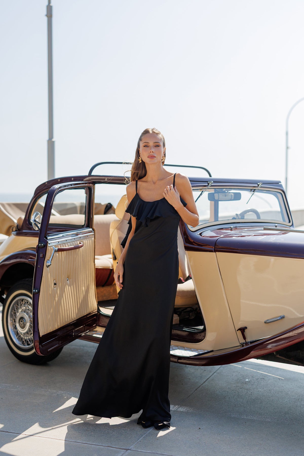 Evelin Dress, Siyah, fotoğraf 1