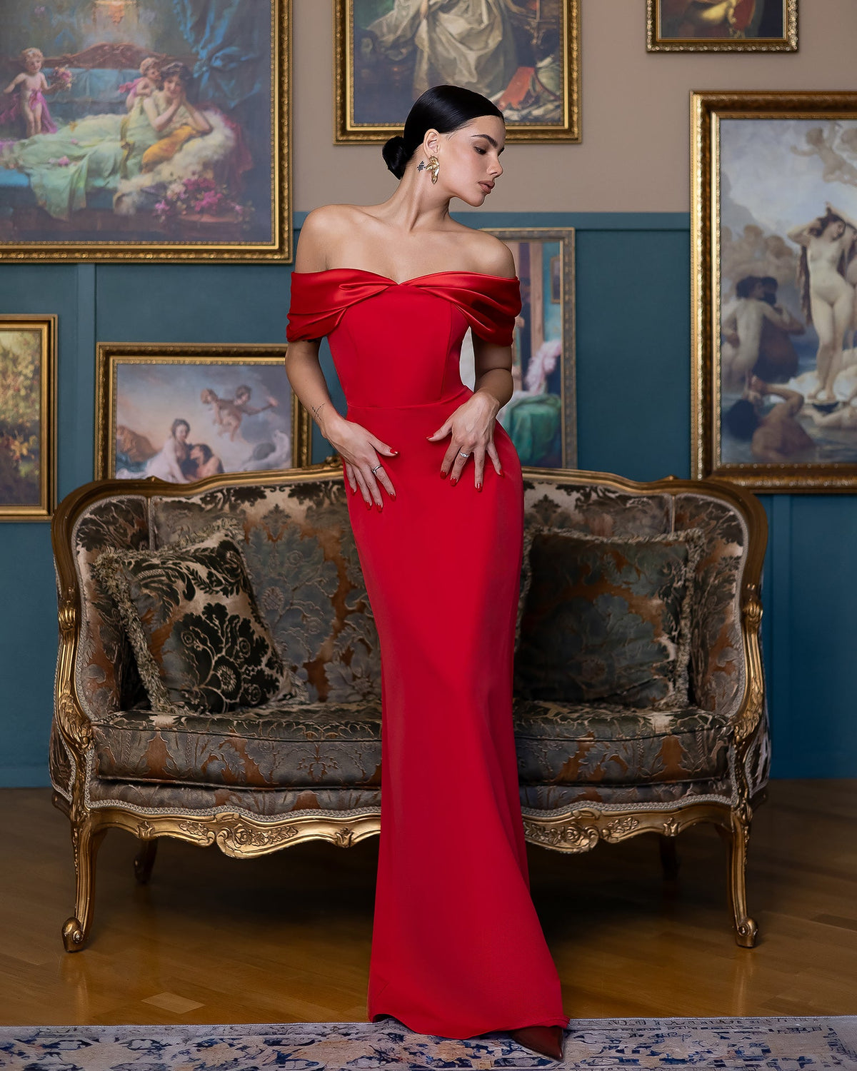 Vivienne Gown, Kırmızı, fotoğraf 1