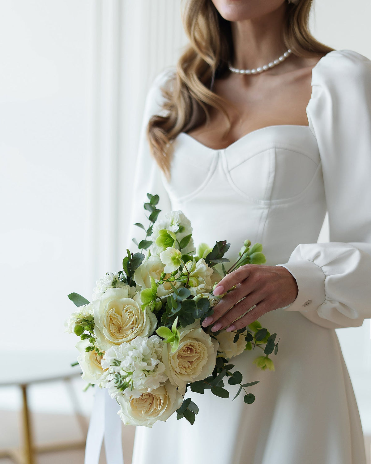 Aria Dress, Beyaz, fotoğraf 4