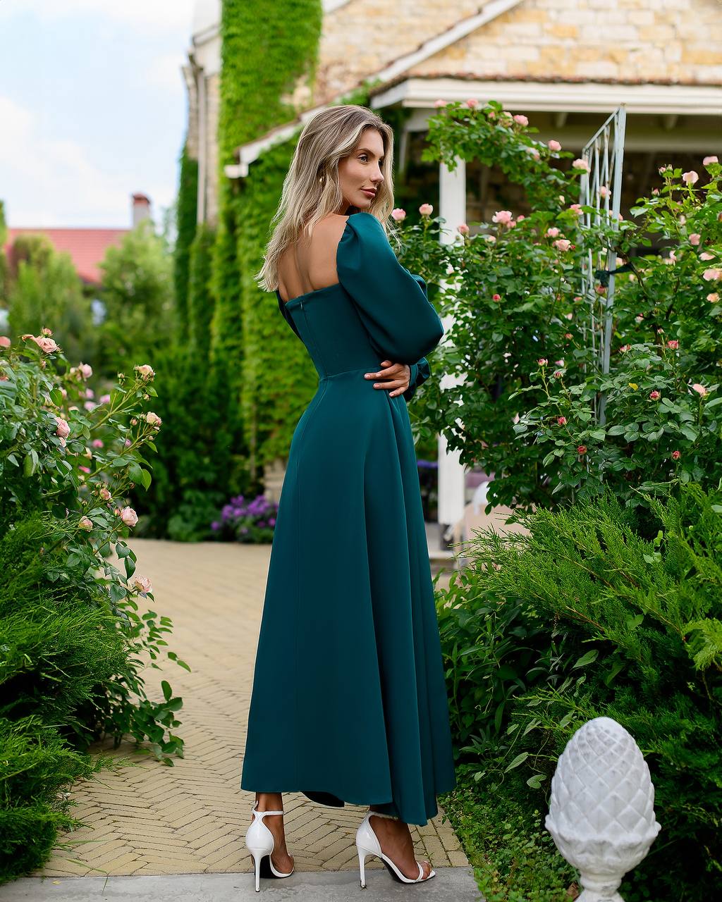 Aria Dress, Zümrüt, fotoğraf 2