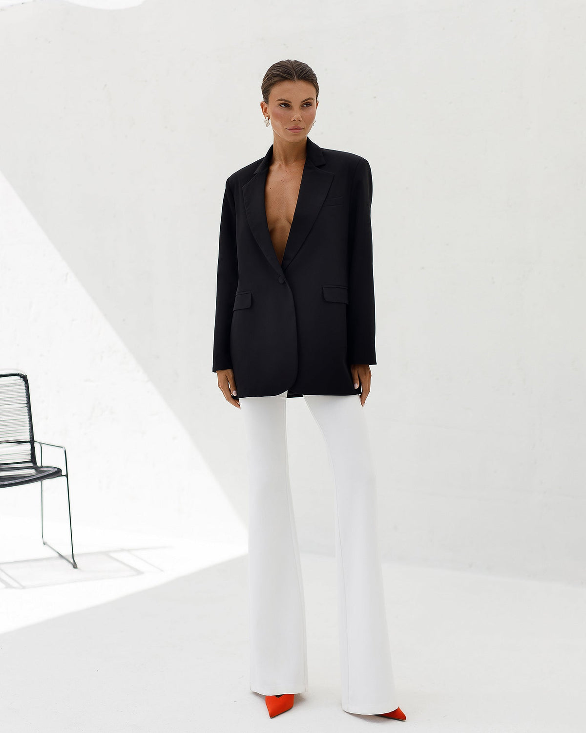 Carmelle Pants, Beyaz, fotoğraf 1