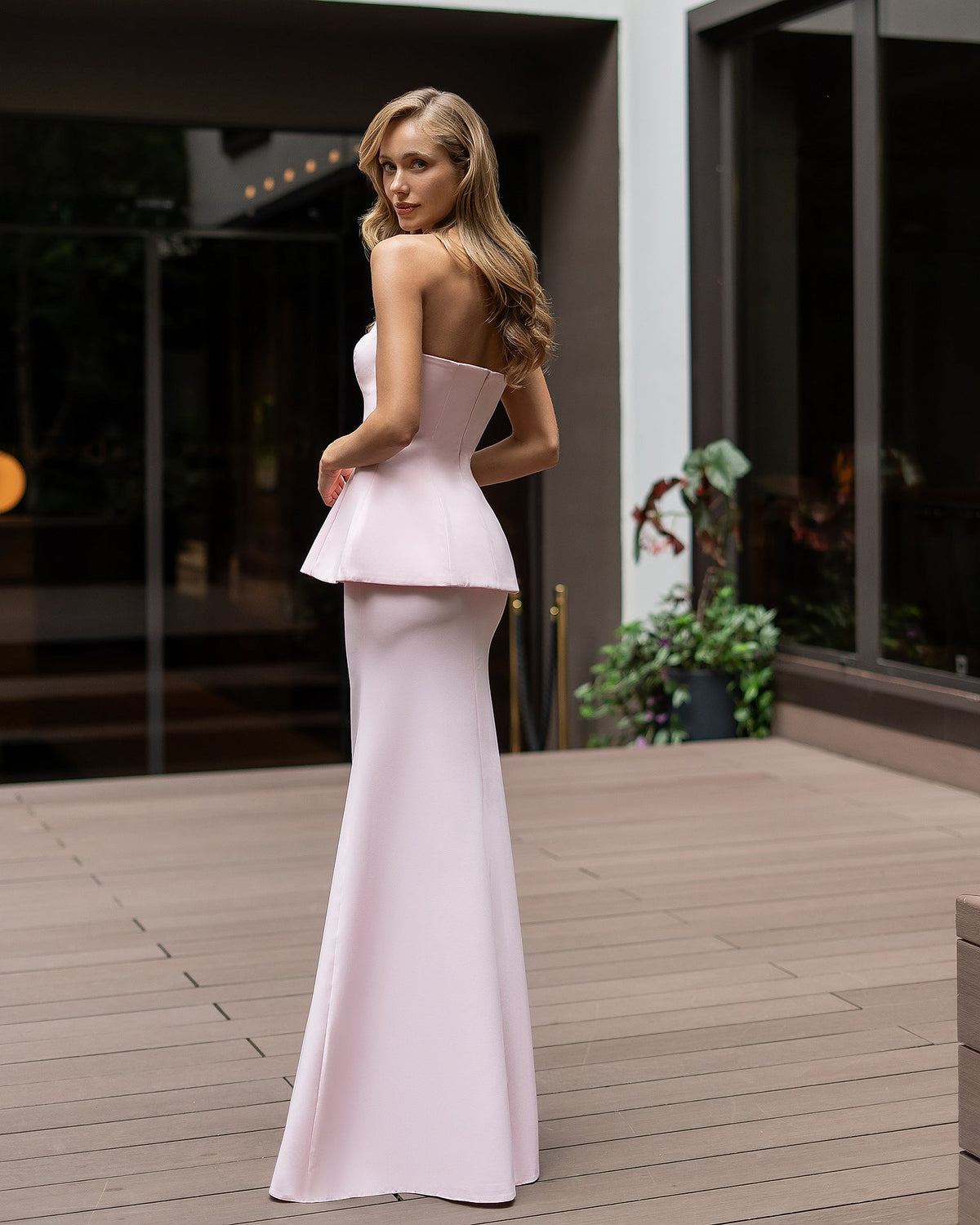 Celestia Bandeau Suit, Pembe, fotoğraf 2