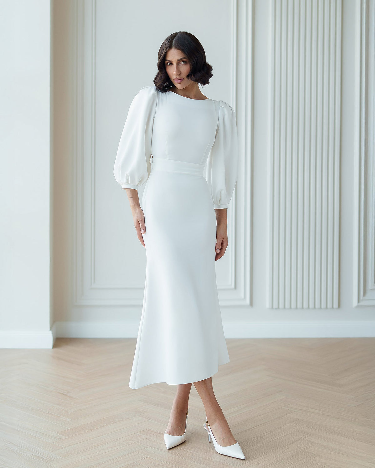 Eloise Dress, Beyaz, fotoğraf 1