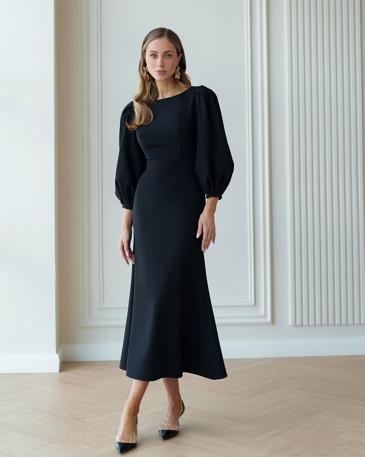 Eloise Dress, Siyah, fotoğraf 1