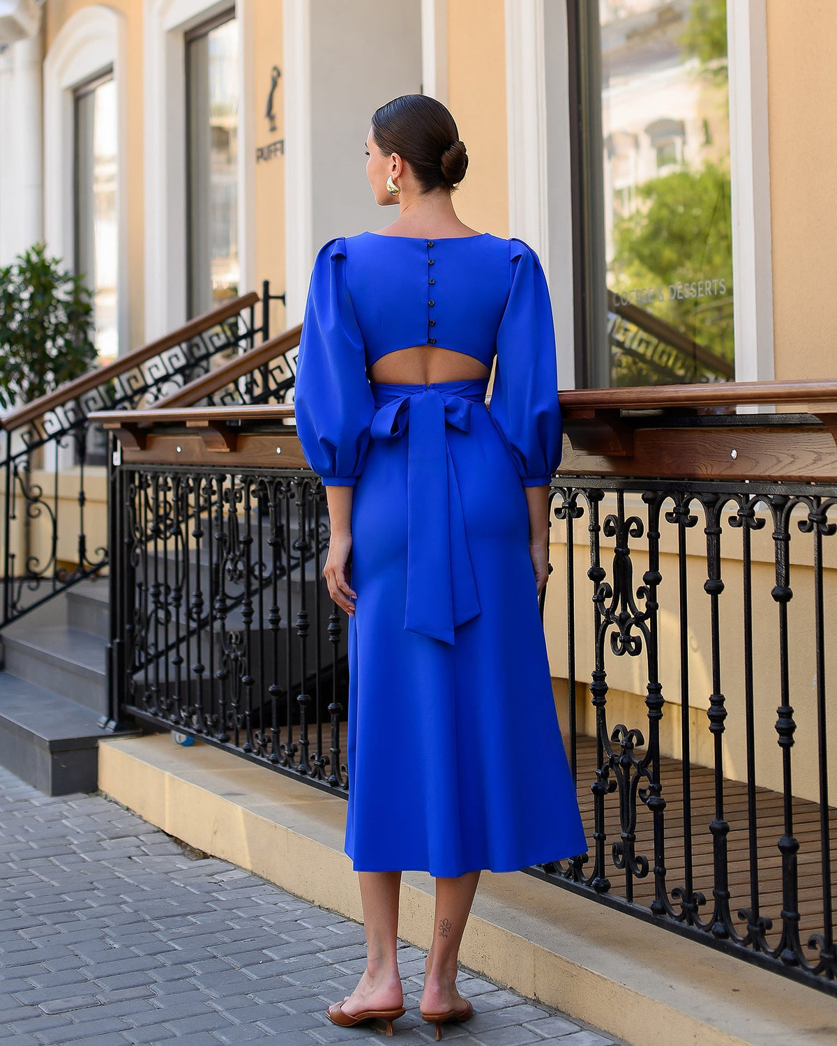 Eloise Dress, Elektrik Mavisi, fotoğraf 2