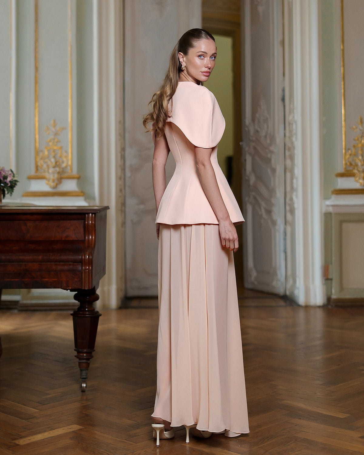 Enigma Dress, Şeftali, fotoğraf 2