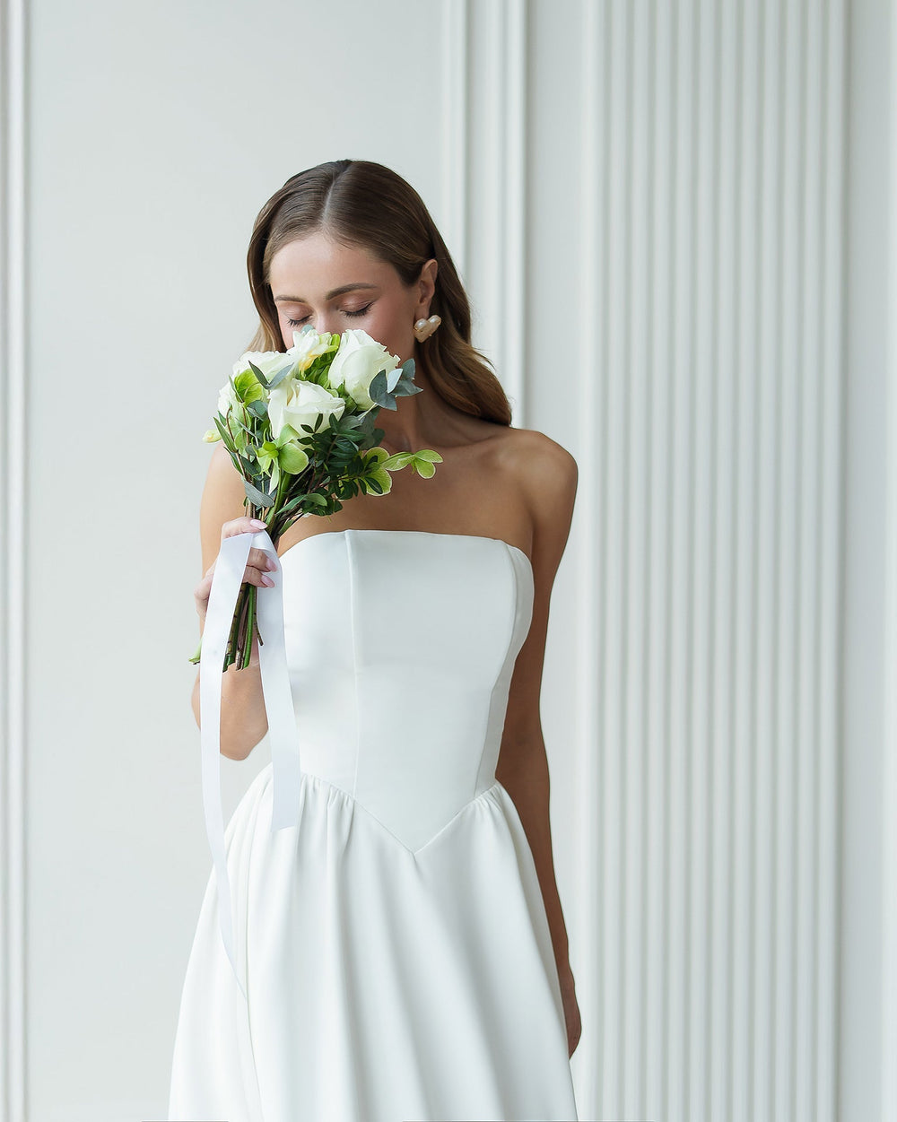 Lucia Bridal Midi Dress