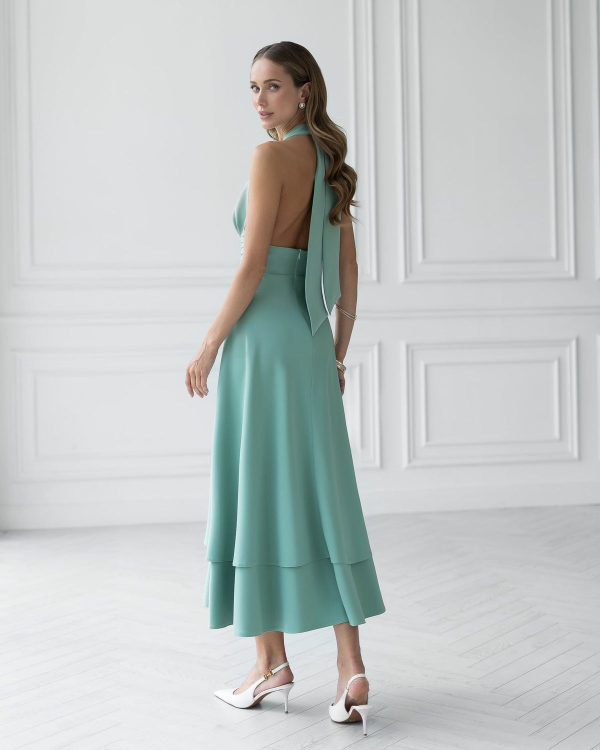 Merida Dress, Mint Yeşili, fotoğraf 3