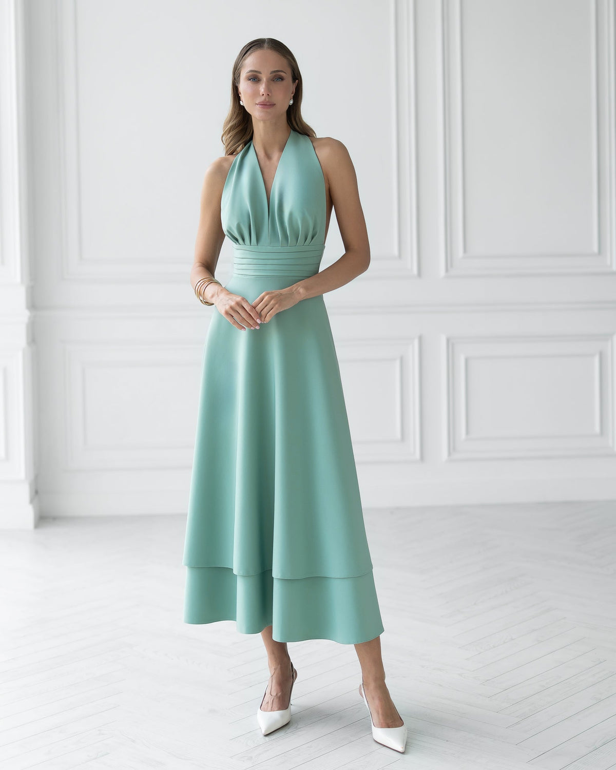 Merida Dress, Mint Yeşili, fotoğraf 1