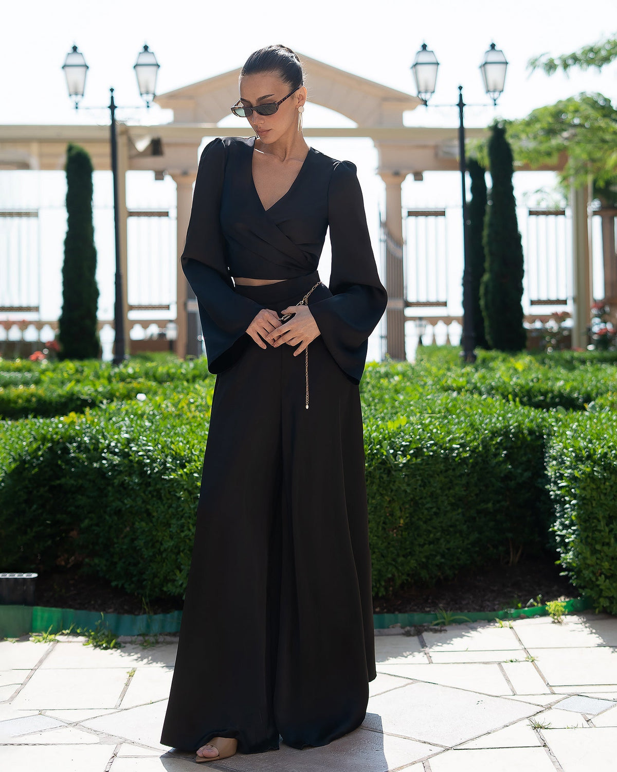 Noir Wrap Set, Siyah, fotoğraf 1