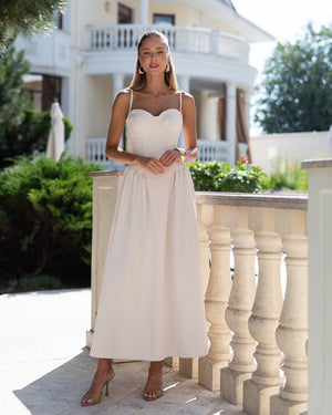 Odette Bridal Midi Dress