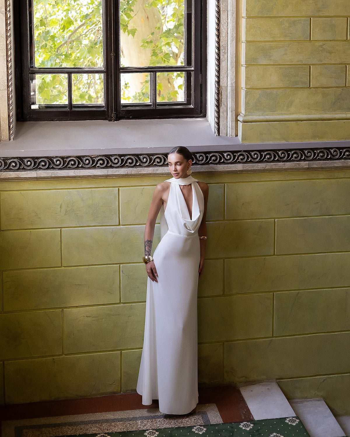 Odile Bridal Gown, Beyaz, fotoğraf 3