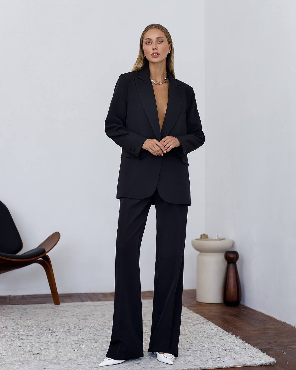 Opulence Two-Piece Suit, Siyah, fotoğraf 1