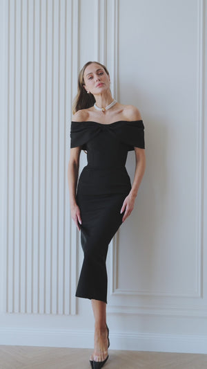Ophelia Corset Midi Elbise