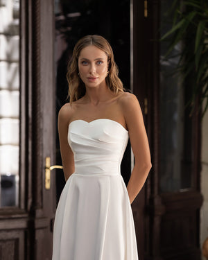 Serena Strapless Midi Dress