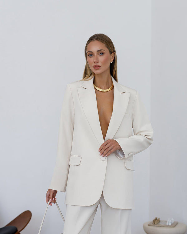Opulence Blazer — Ellitáne, krem
